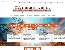 Tablet Screenshot of africa-engineering.com